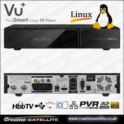 VU Plus SOLO 2 HD Multimedia Receiver - Click Image to Close