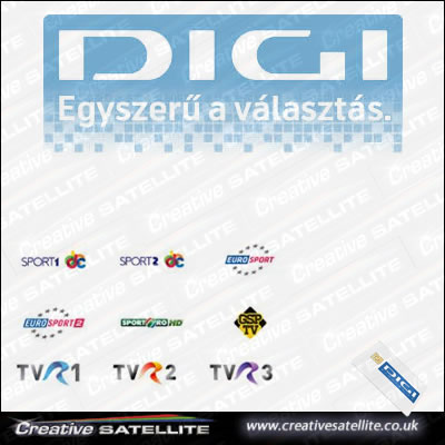 Digi TV Extra Full Official Viewing card Romania - Click Image to Close