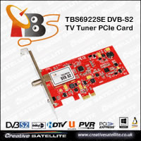 TBS6922 DVB-S2 TV Tuner PCIe Card
