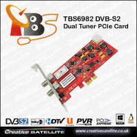 TBS6982 DVB-S2 Dual Tuner PCIe Card