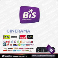 Bis TV Cinerama viewing card Atlantic Bird